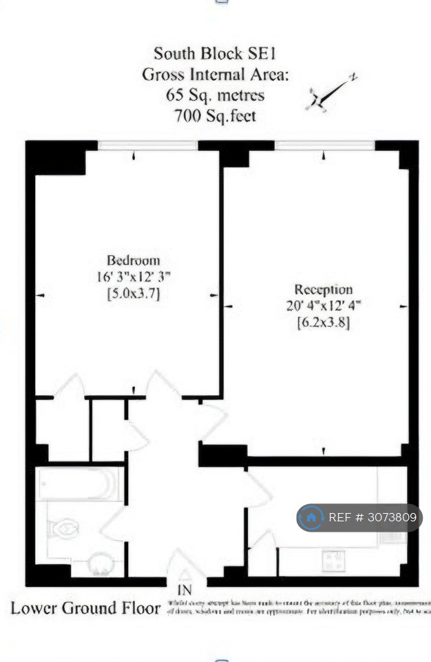 Flat, B Belvedere Road Waterloo, London floorplan