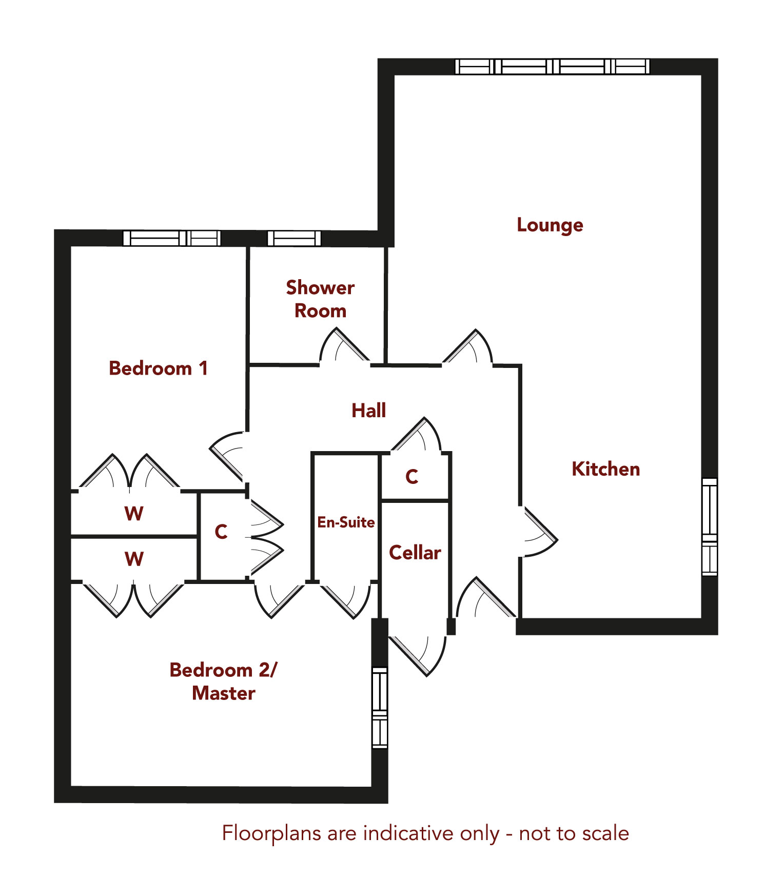 1, Fairhaven, Dunoon floorplan