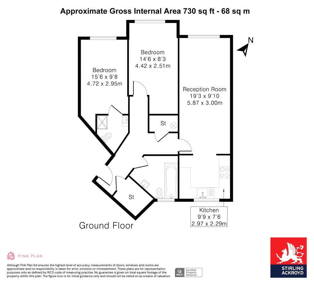 94, International Way, Surrey floorplan