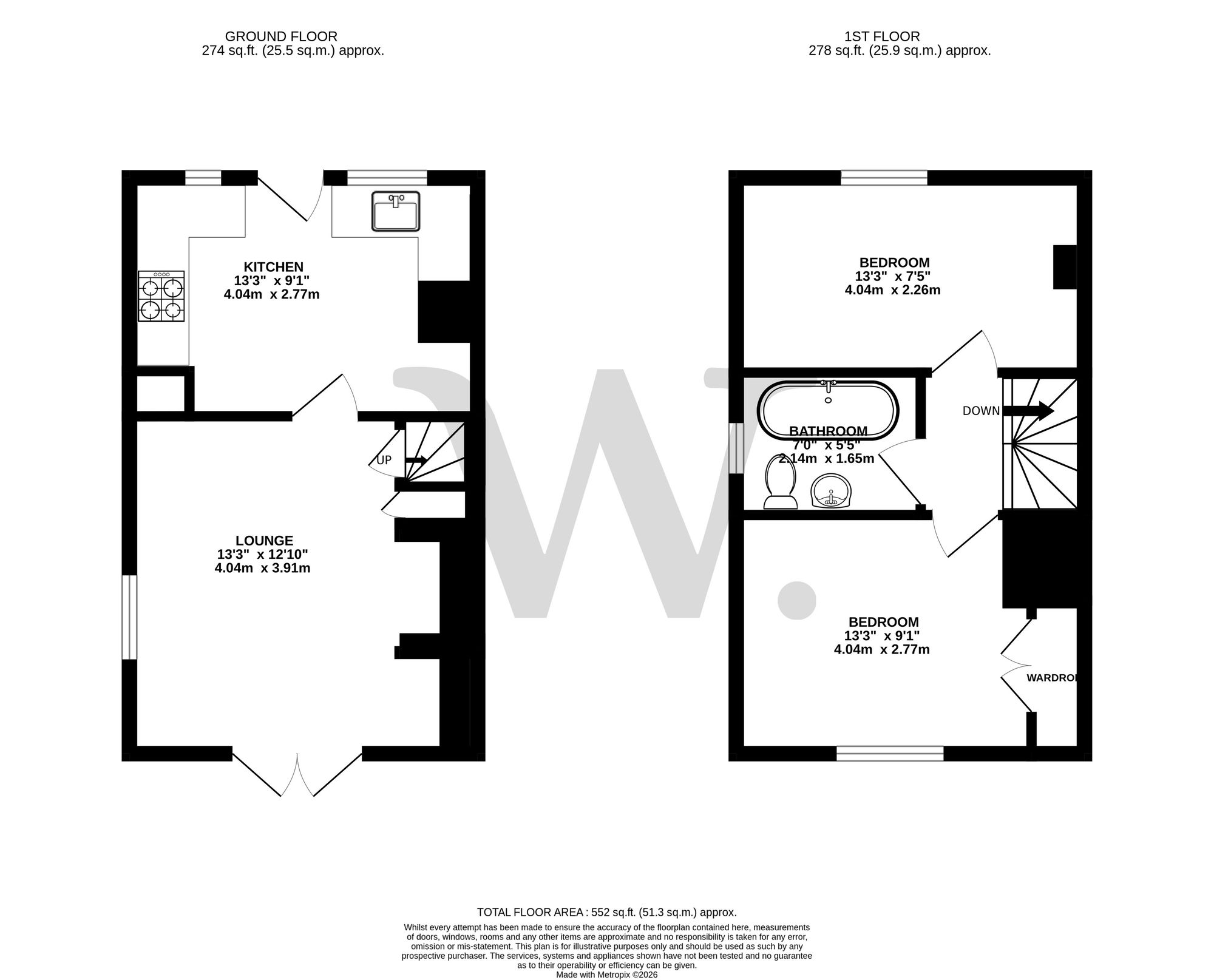 120 The Street, Norwich floorplan