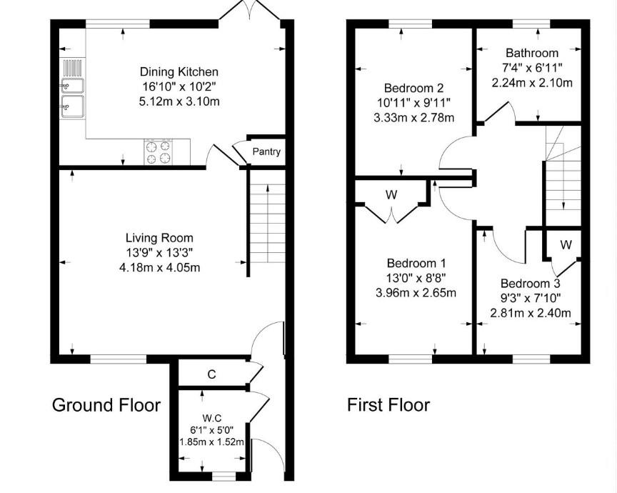 74, West Covesea Road, Elgin floorplan