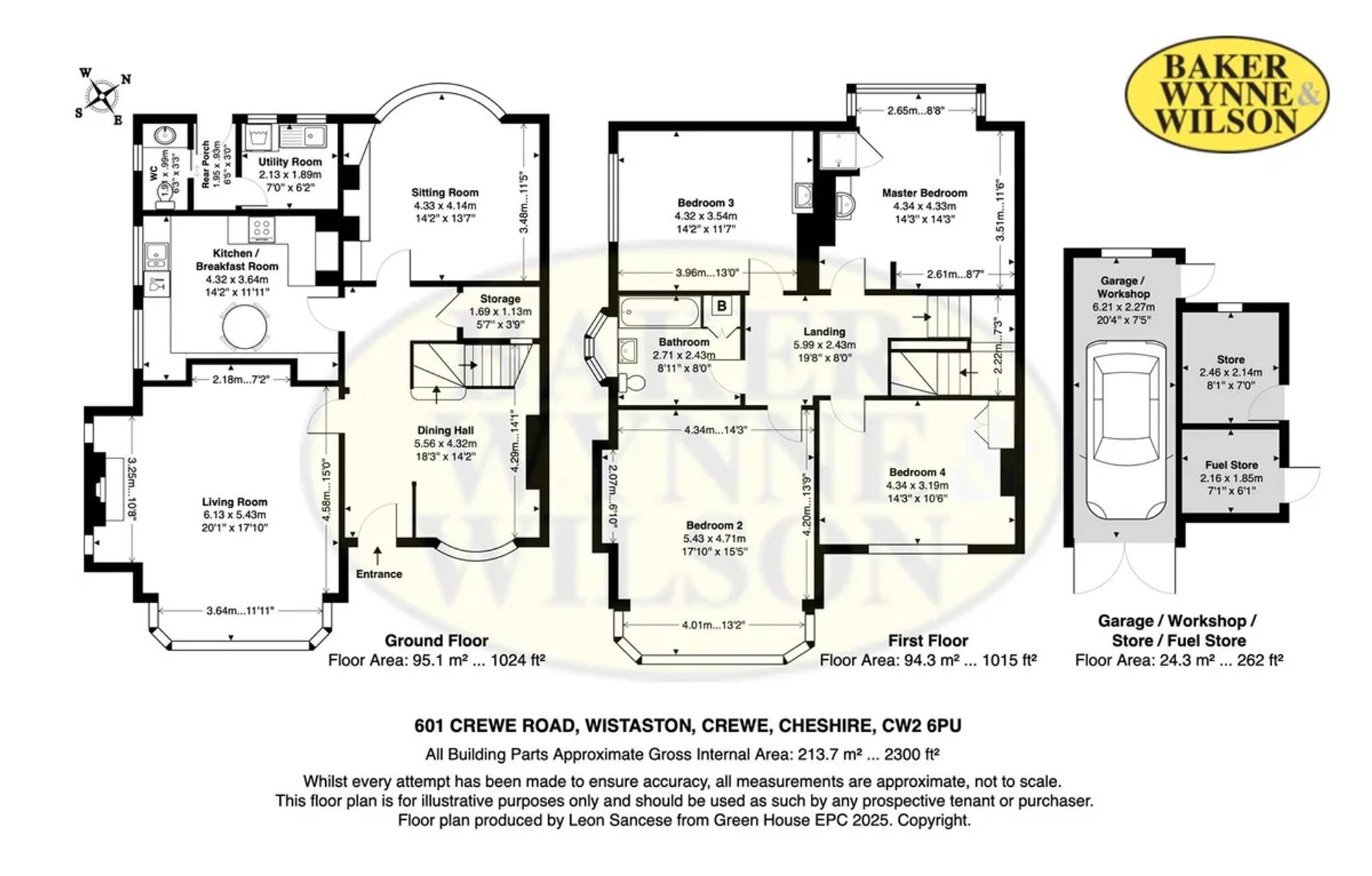 601 Crewe Road, Crewe floorplan