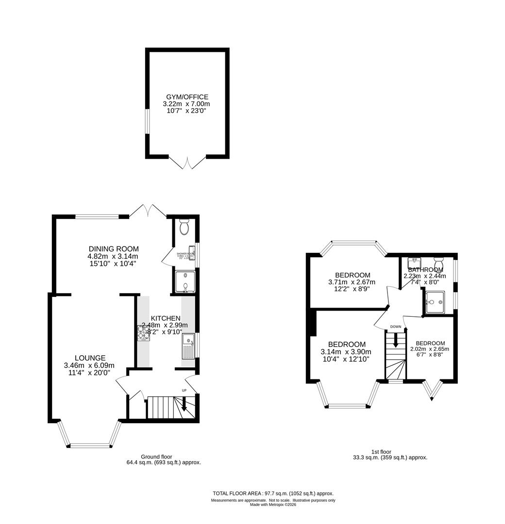109, Wolsey Crescent, Morden floorplan