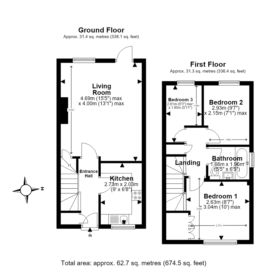33, Wellington Road, North Weald floorplan