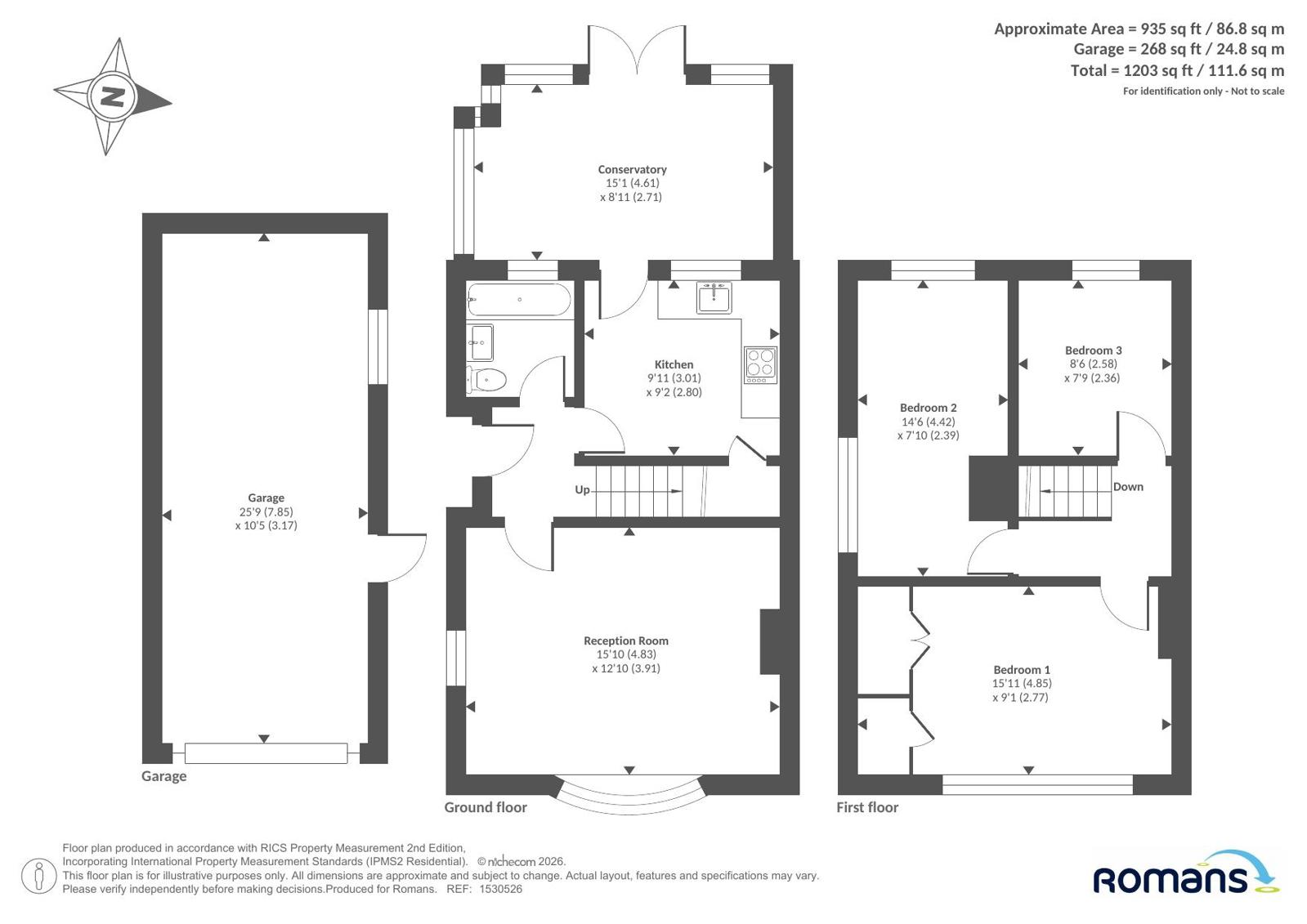 21, Quentin Road, Reading floorplan