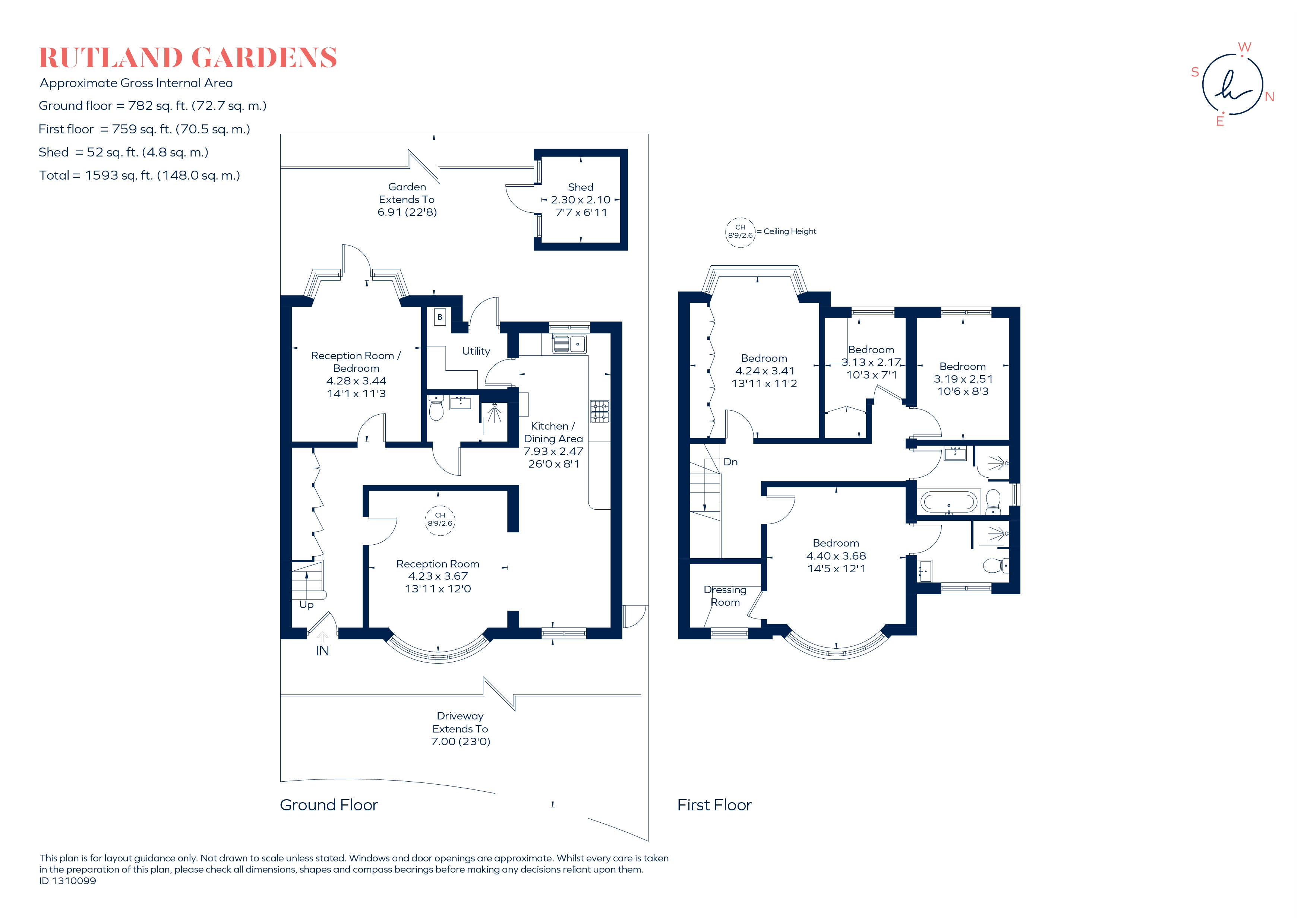 2, Rutland Gardens, Ealing floorplan