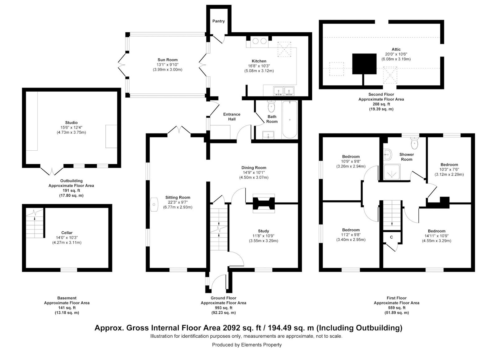 Unity Cottage, High Cross, Crowborough floorplan