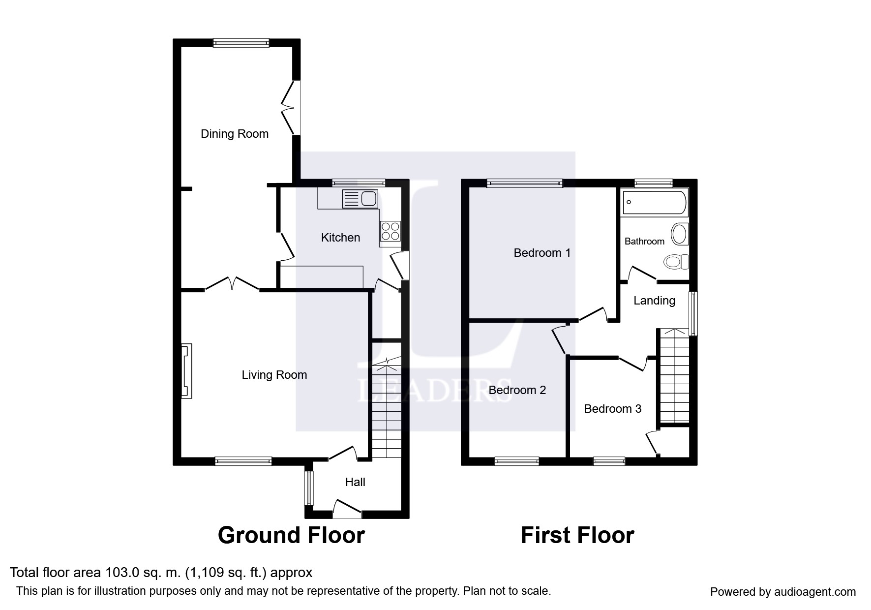 3, Exton Close, Stamford floorplan
