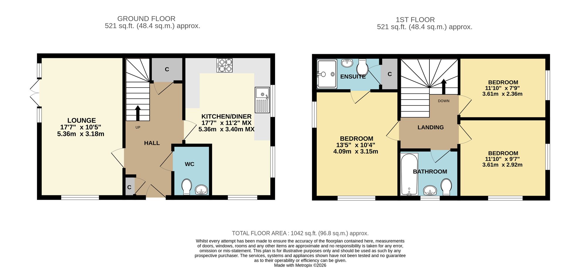 6 Warwick Way, Southampton floorplan