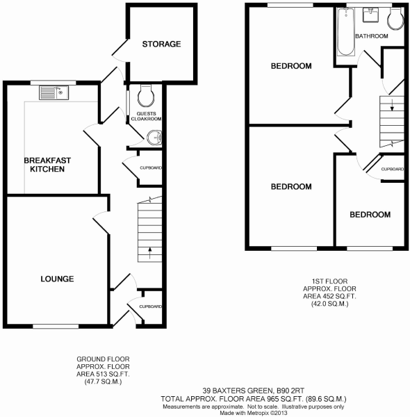 3 Bedrooms End terrace house for sale in Baxters Green, Shirley, Solihull B90