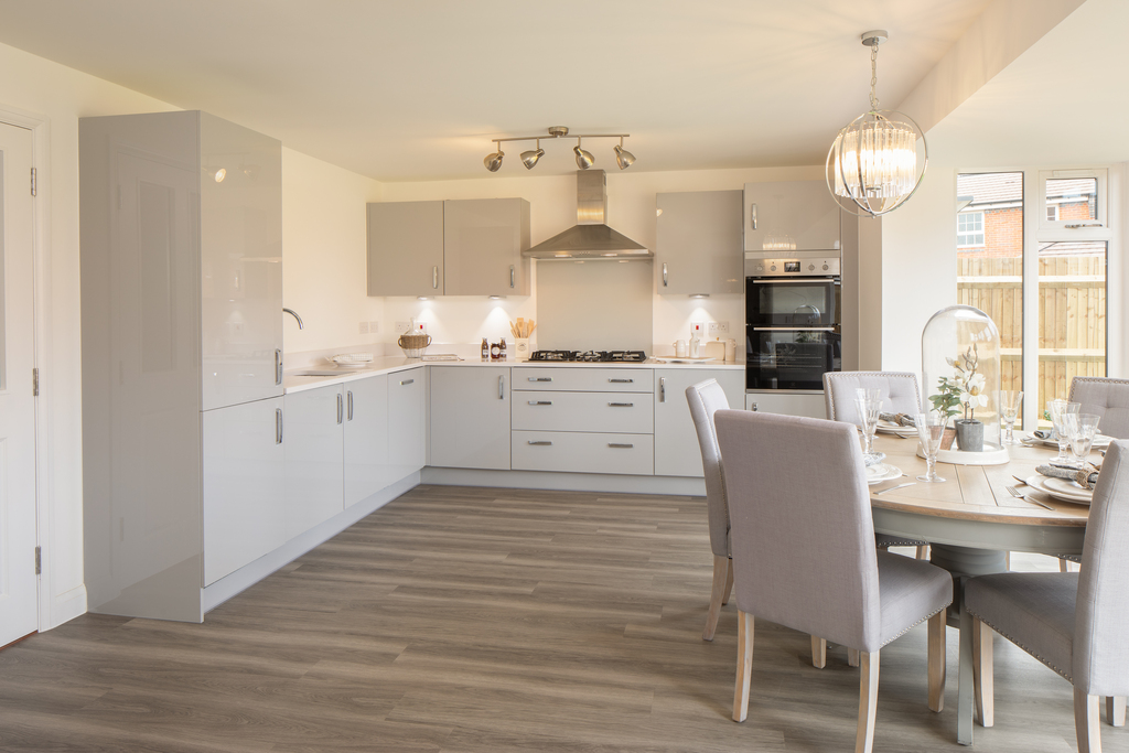 Open Plan Kitchen, 4 Bedroom Exeter House Type