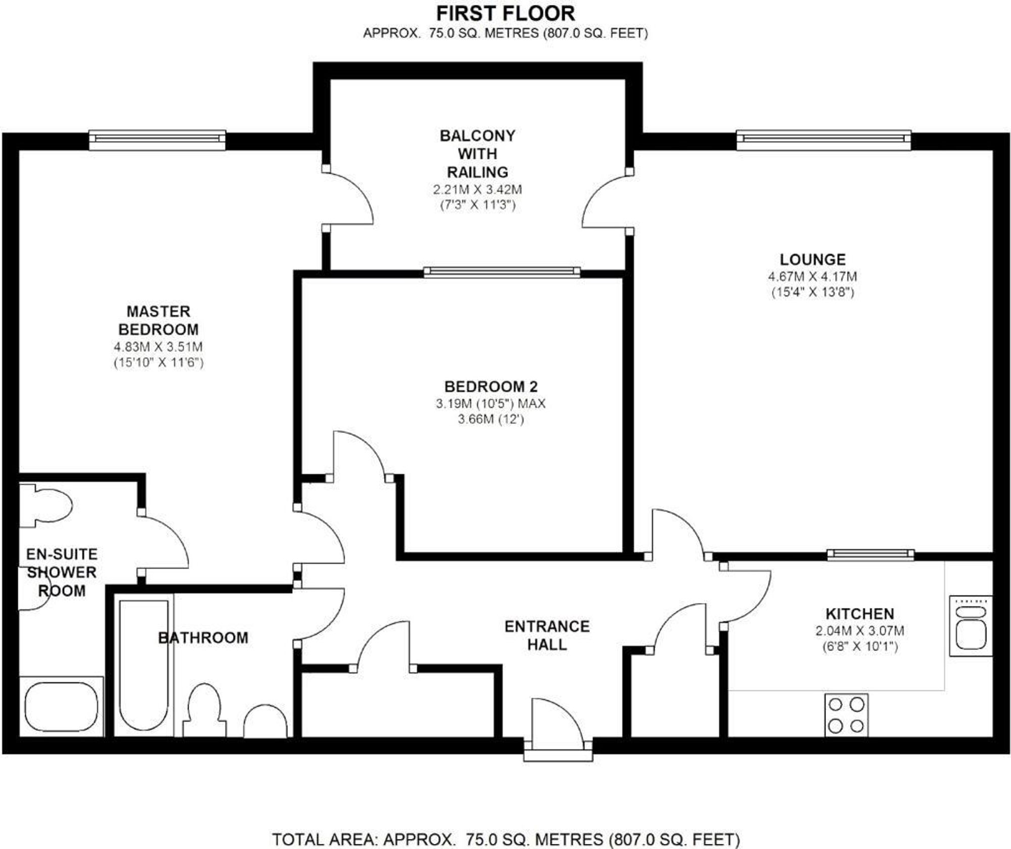 30 Penn Place Northway, Rickmansworth floorplan