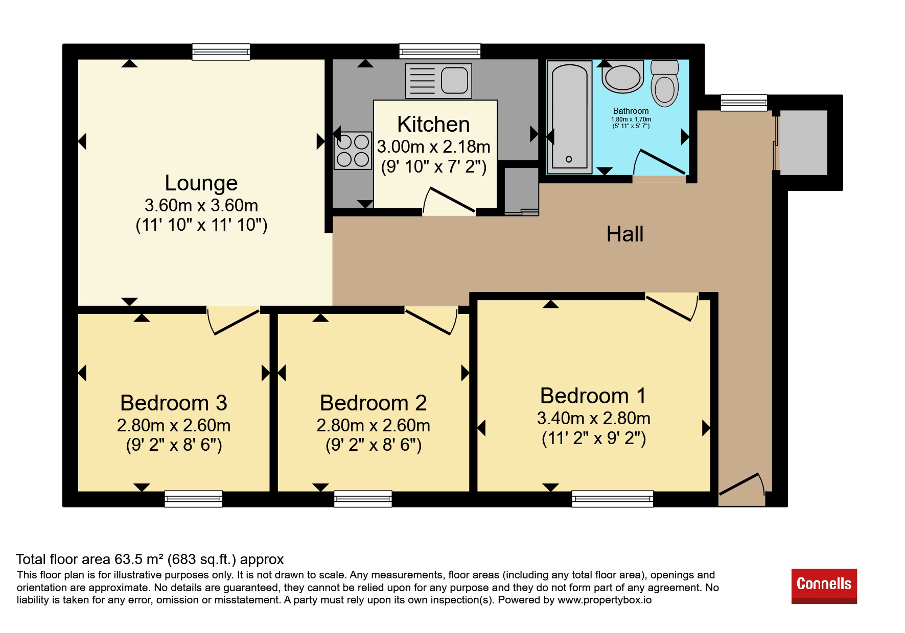 111, Wolston Close, Luton floorplan