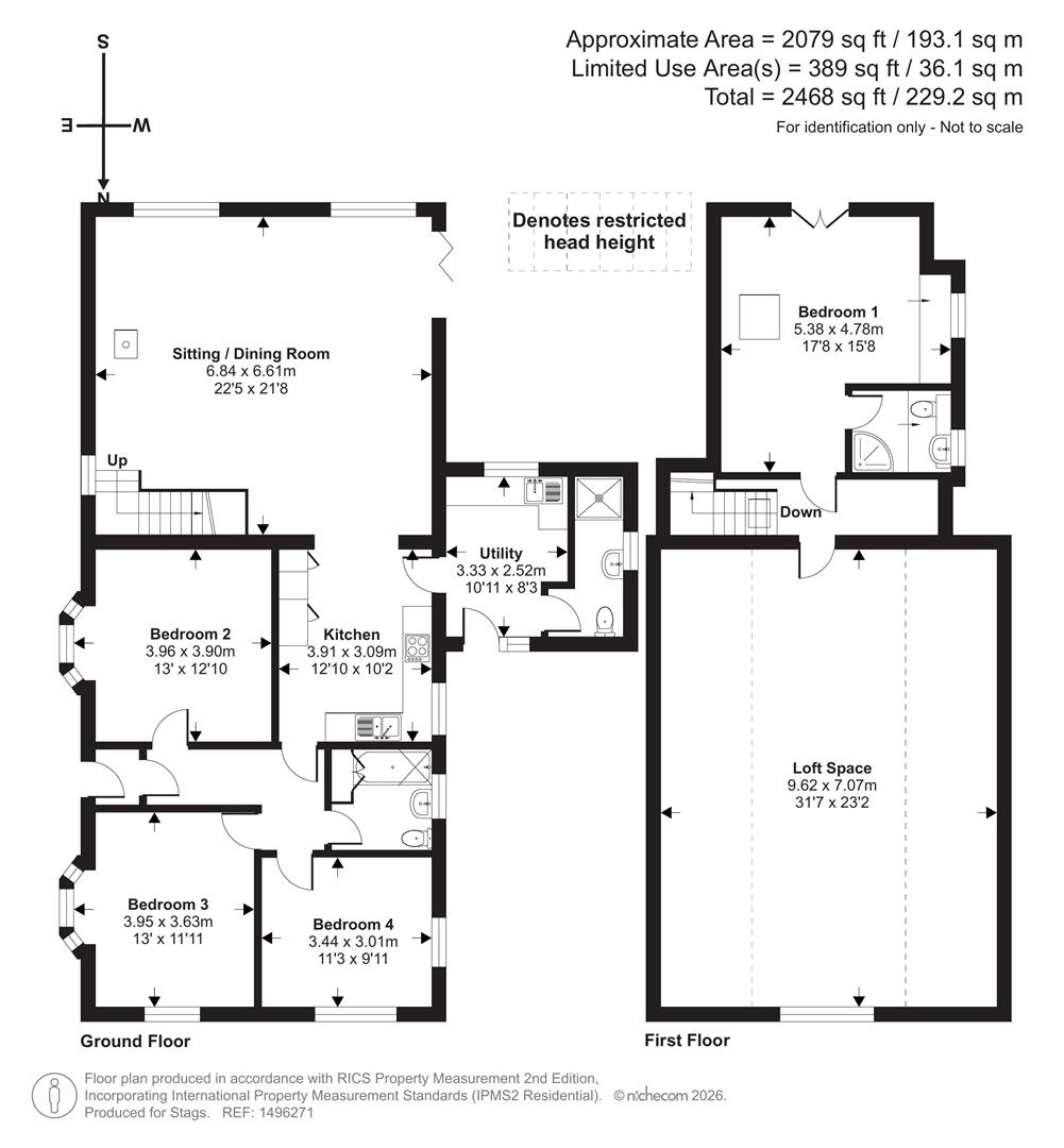 Tree Tops, Axminster floorplan