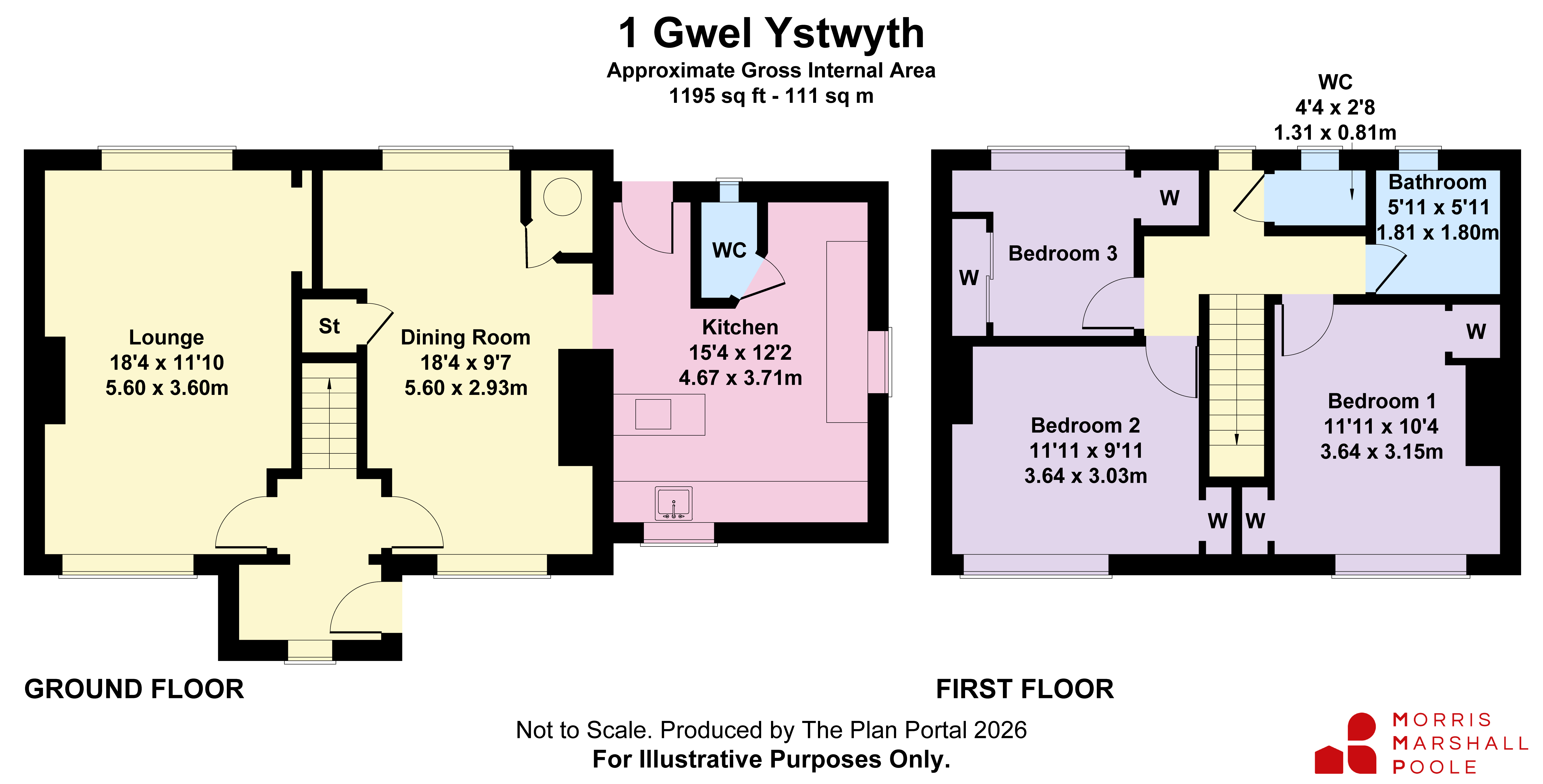 1, Gwel Ystwyth, Aberystwyth floorplan