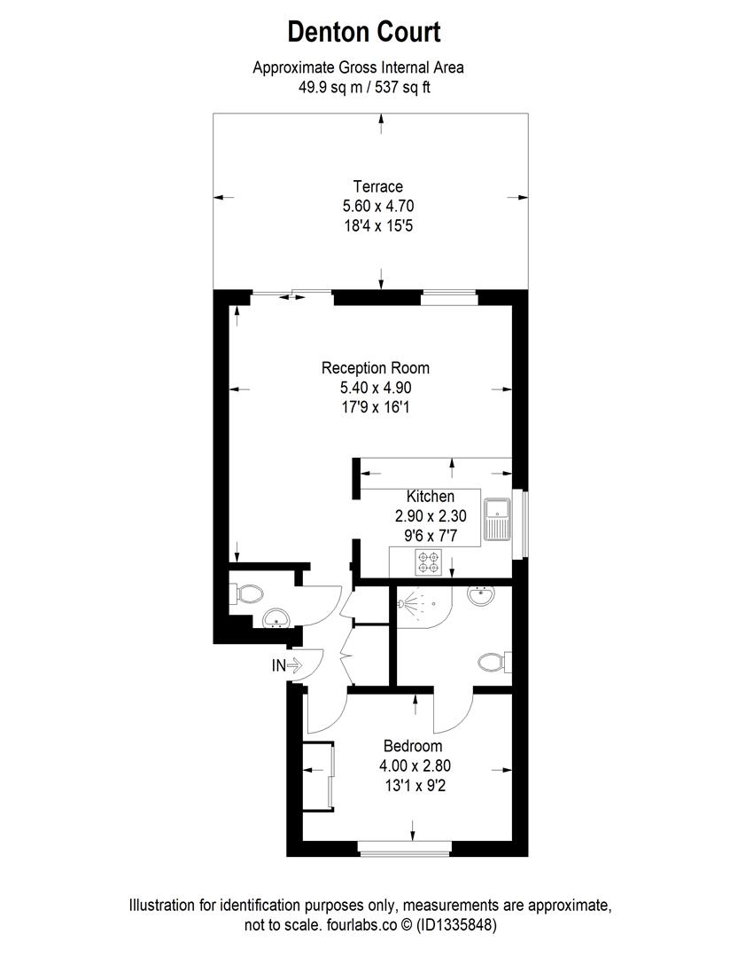 Flat 8 Denton Court, 1A Avenue Road, Isleworth floorplan