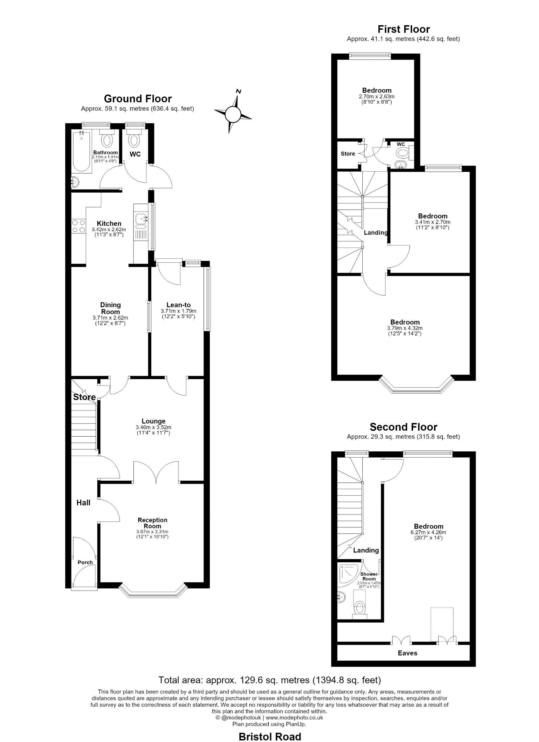 73 Bristol Road, London floorplan