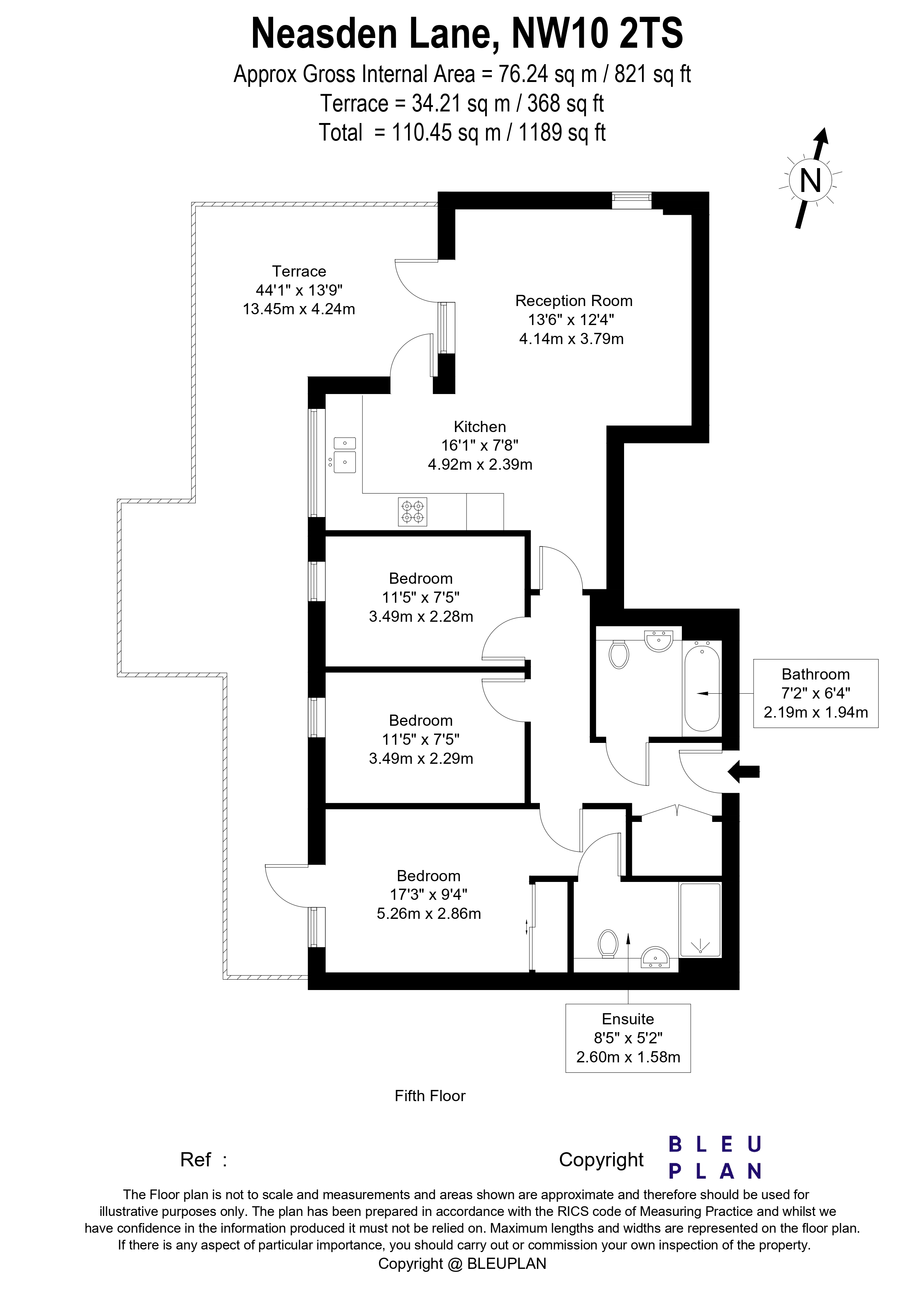 47 Canaletto Court, Neasden Lane, London floorplan
