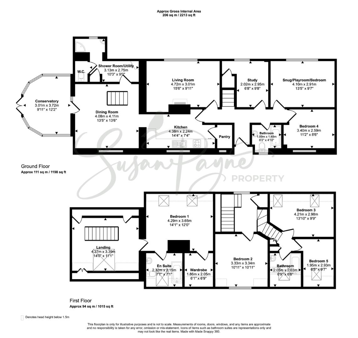 Highwood Barn, Bunkers Lane, Rookley Ventnor floorplan
