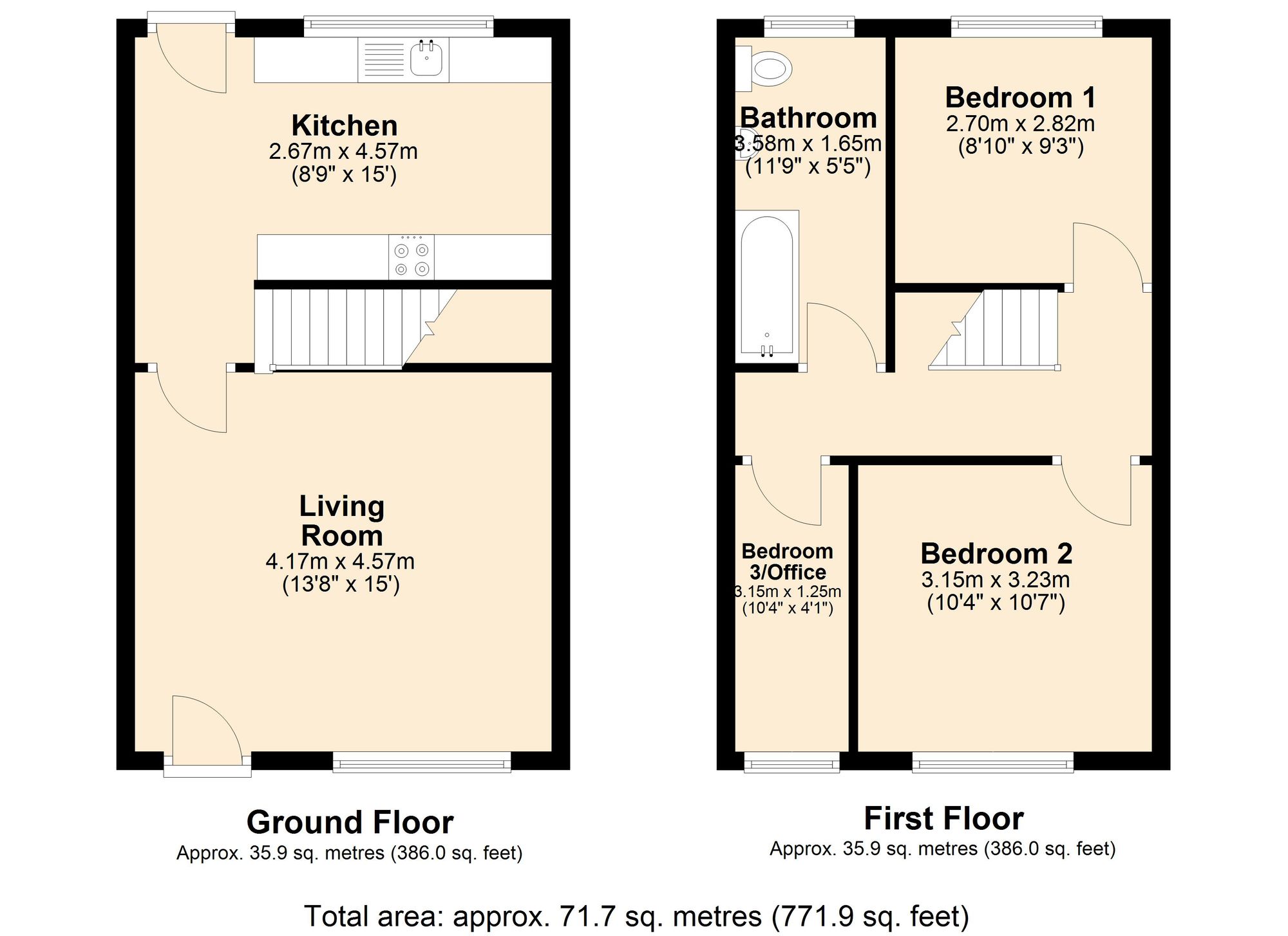 21 Alliance Street, Accrington floorplan
