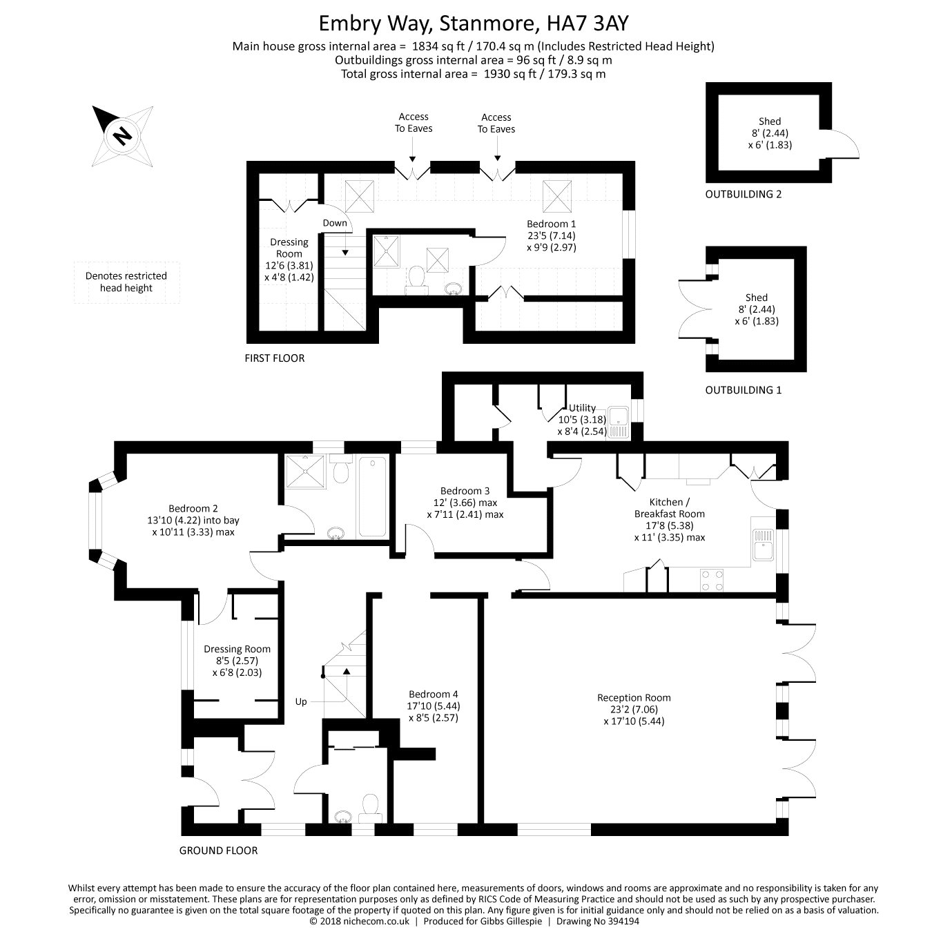 4 Bedrooms Detached bungalow for sale in Embry Way, Stanmore, Middlesex HA7