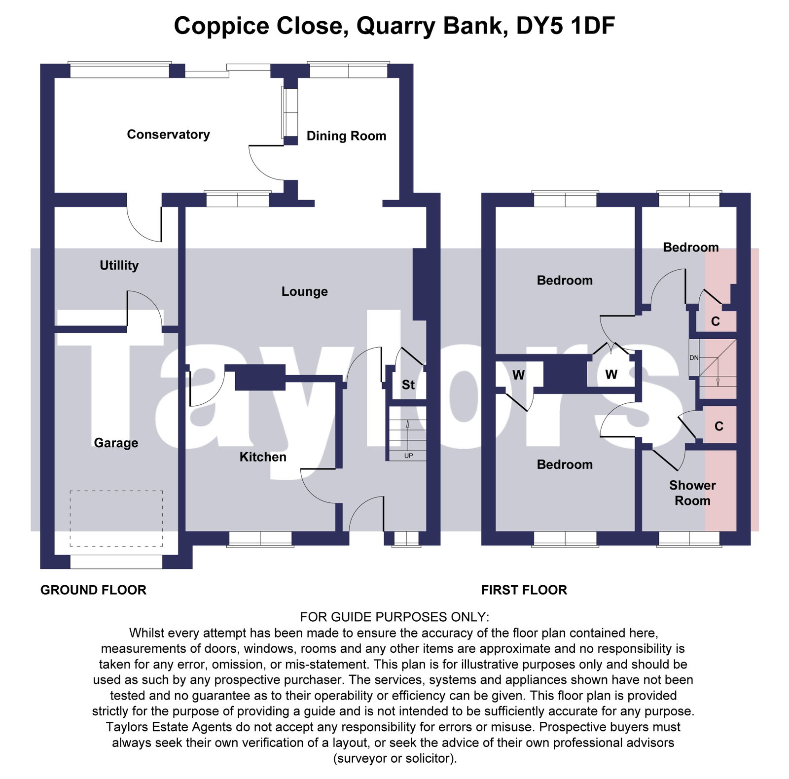 9, Coppice Close, Brierley Hill floorplan