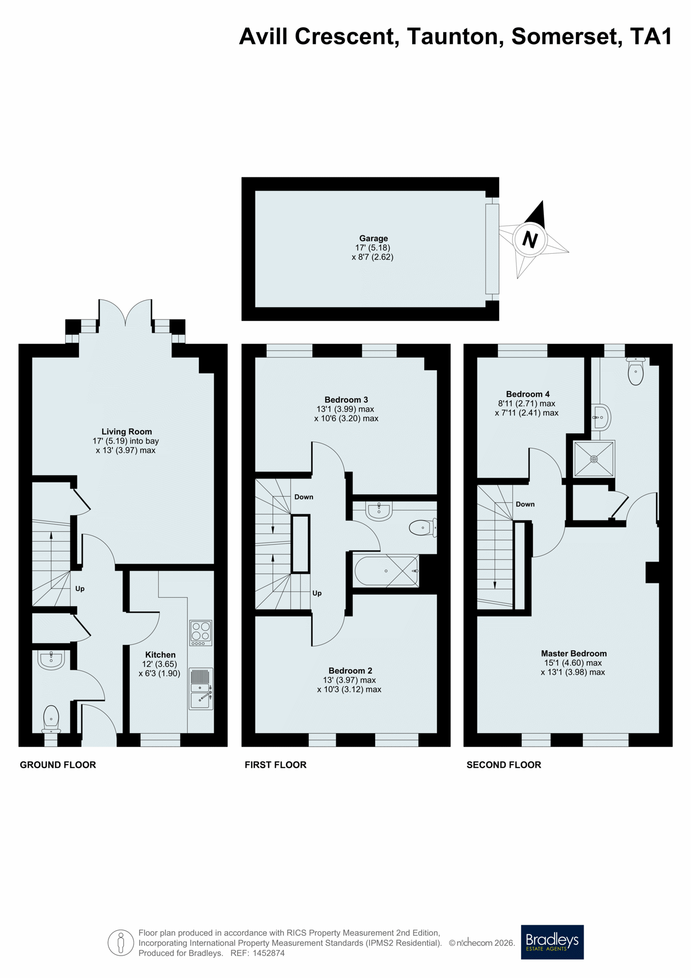 1, Avill Crescent, Somerset floorplan