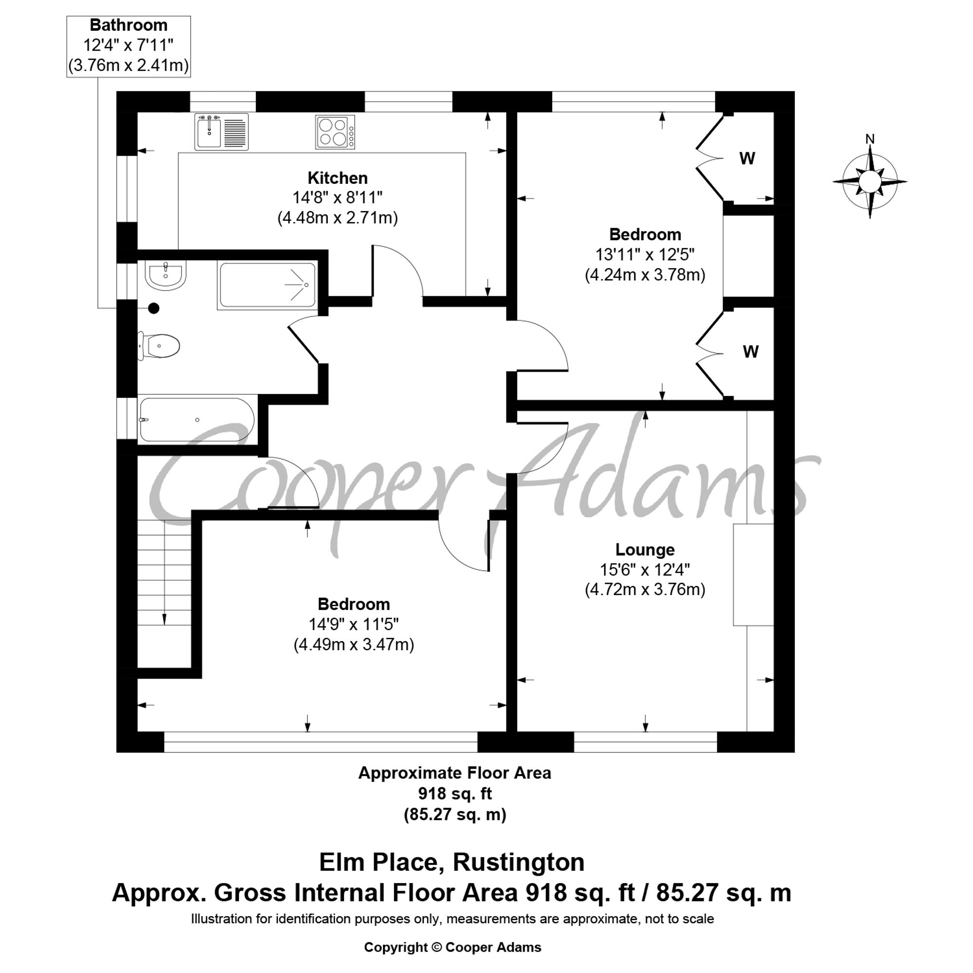 12 Elm Place, Littlehampton floorplan