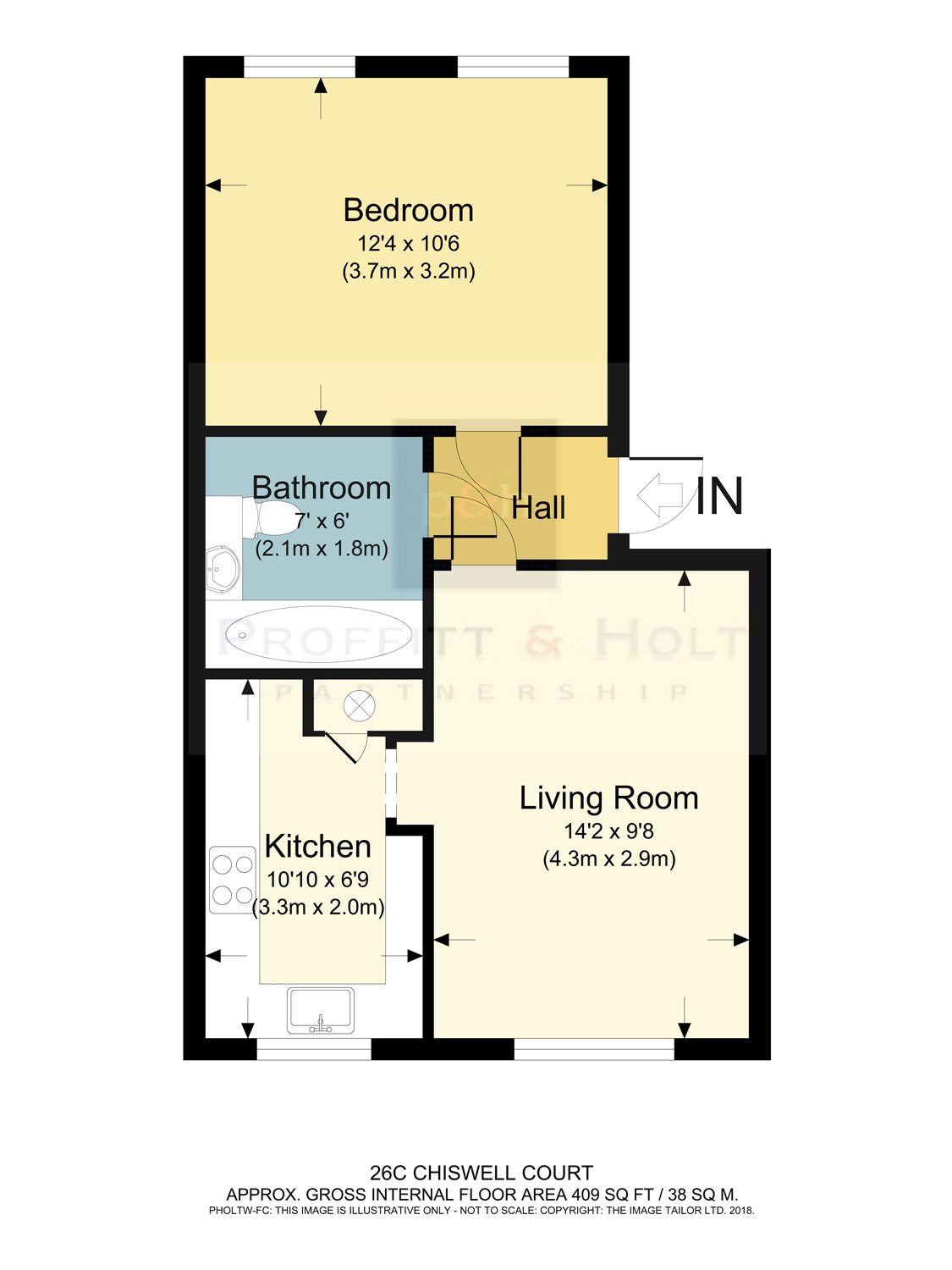 1 Bedrooms Flat for sale in Chiswell Court, Sandown Road, Watford WD24