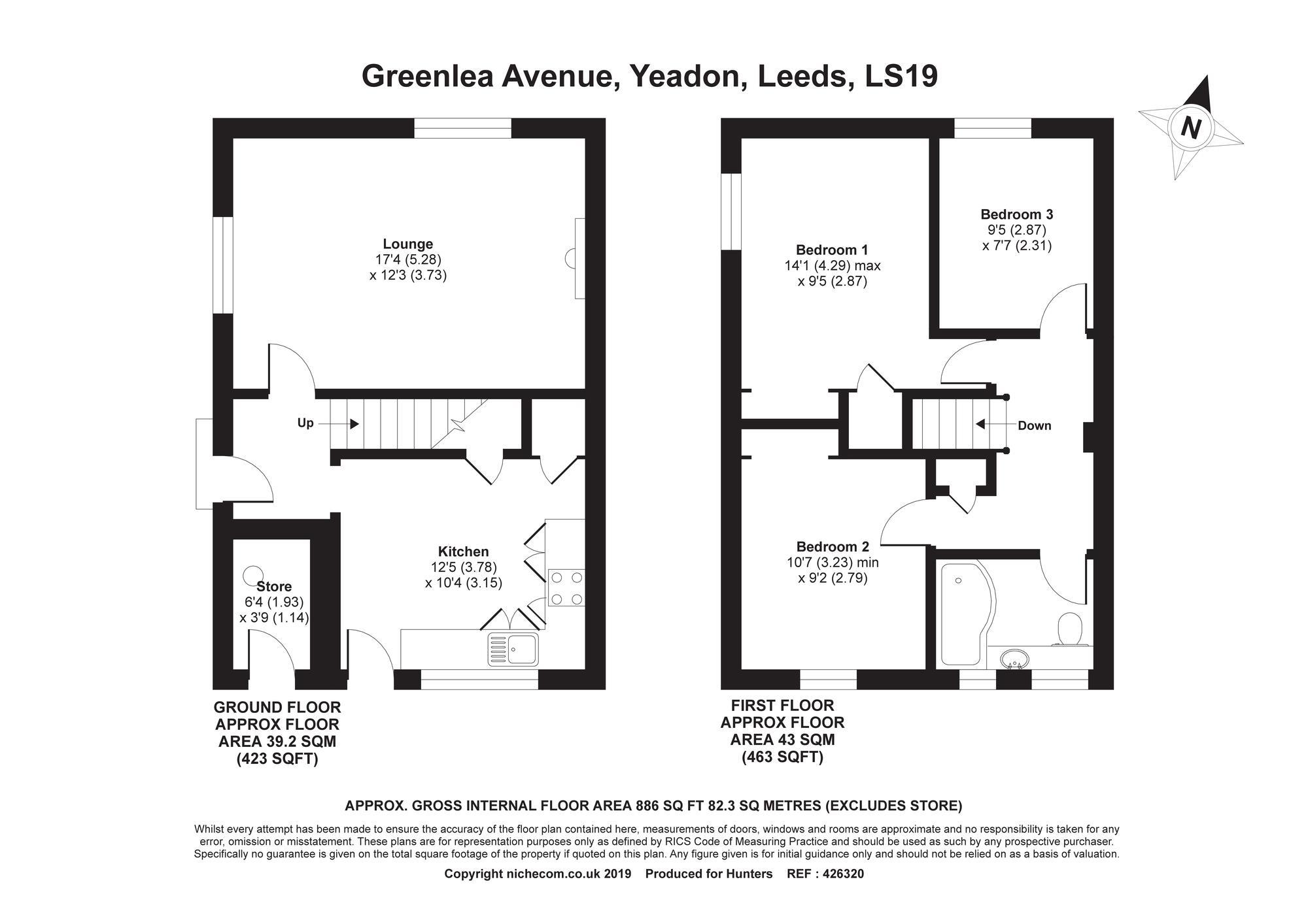 3 Bedrooms Semi-detached house for sale in Greenlea Avenue, Yeadon, Leeds LS19