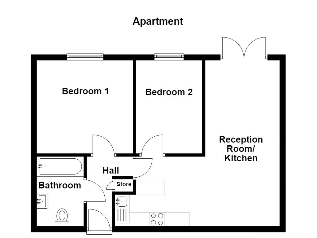 12, 513, Radcliffe Road, Bolton floorplan
