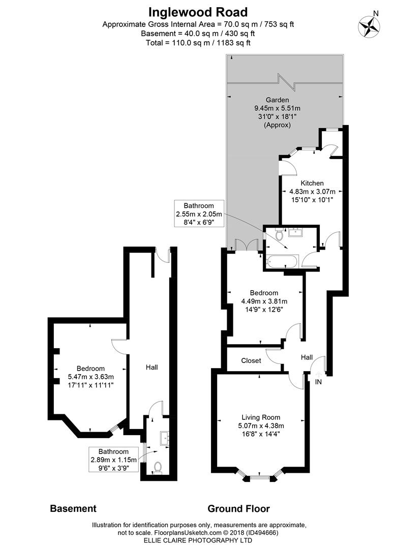 2 Bedrooms Flat for sale in Inglewood Road, West Hampstead NW6