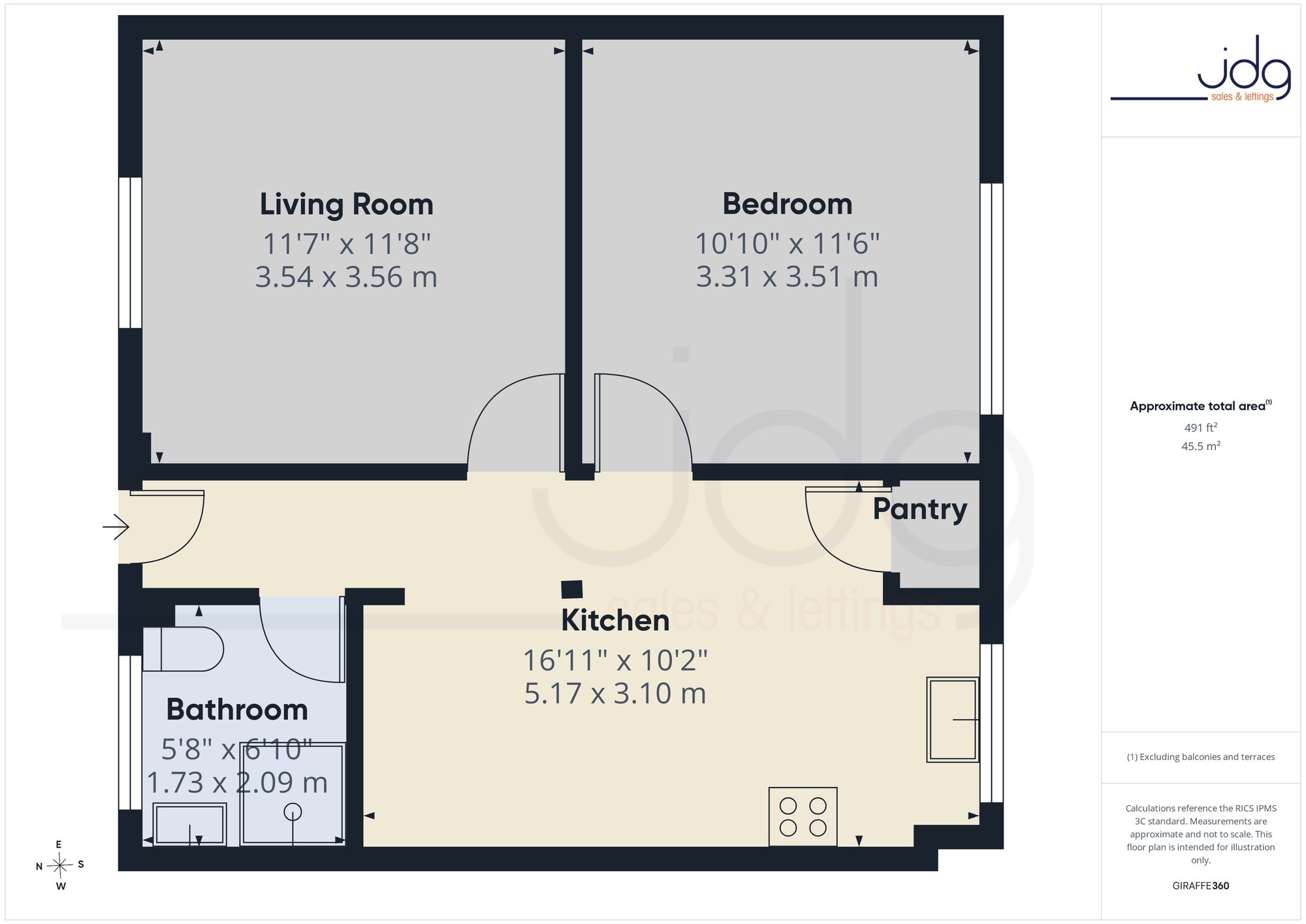 5 Tunstall House Hala Road, Lancaster floorplan