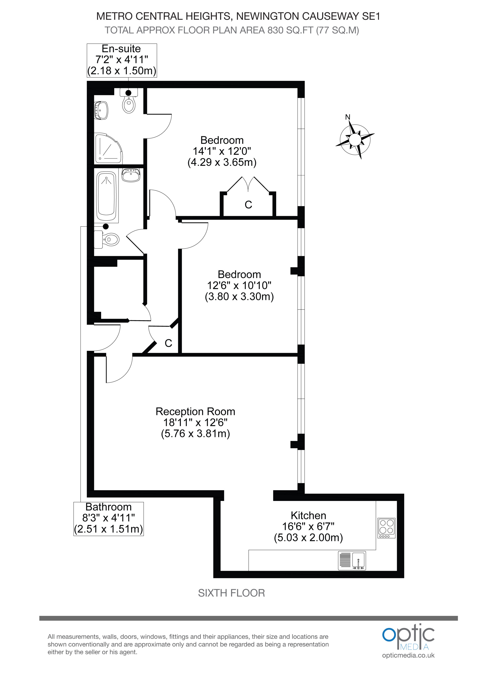 Metro Central Heights, London floorplan