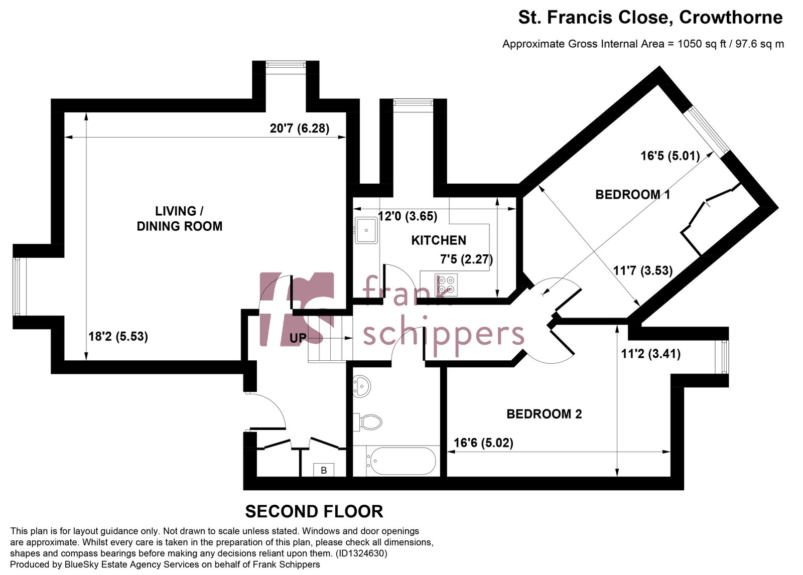 7, St. Francis Close, Crowthorne floorplan