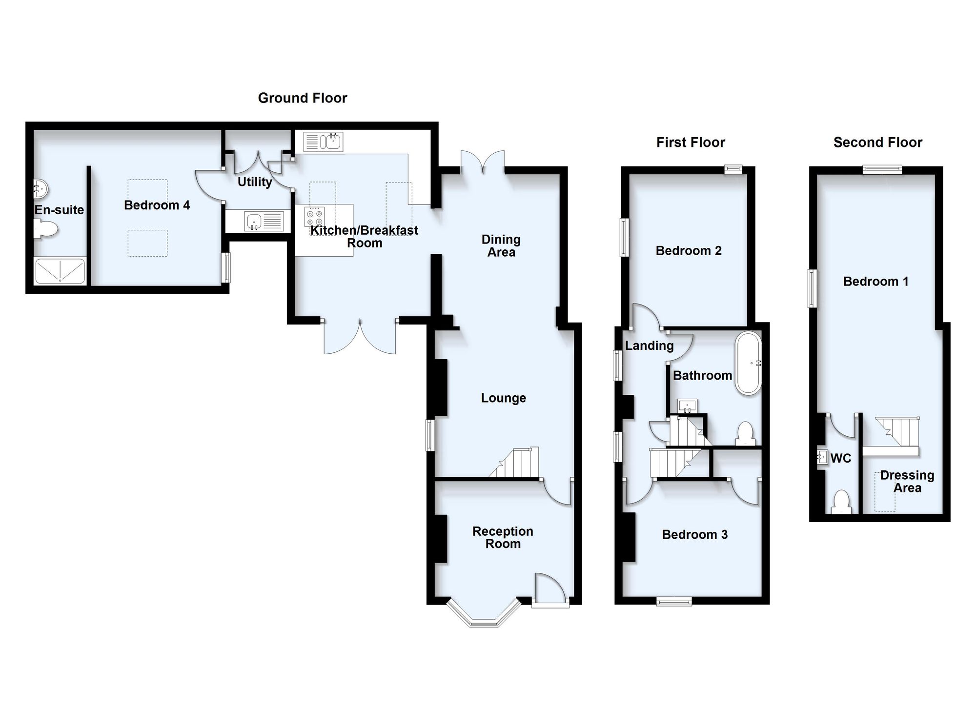 1 Wood Street, Milton Keynes floorplan