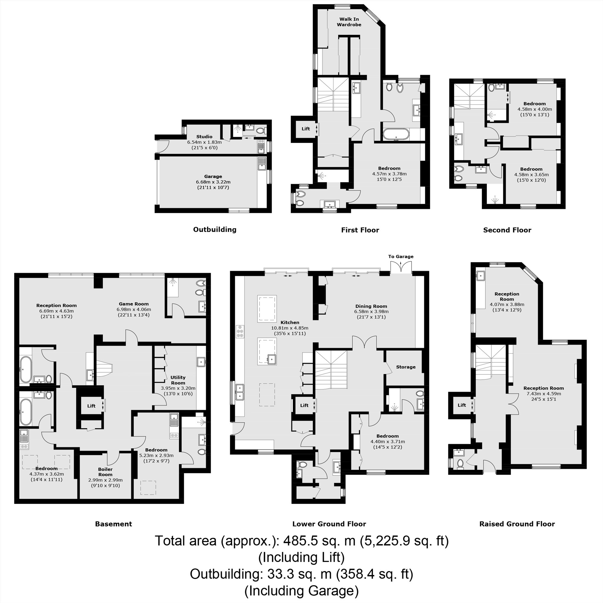 10, Acacia Road, London floorplan