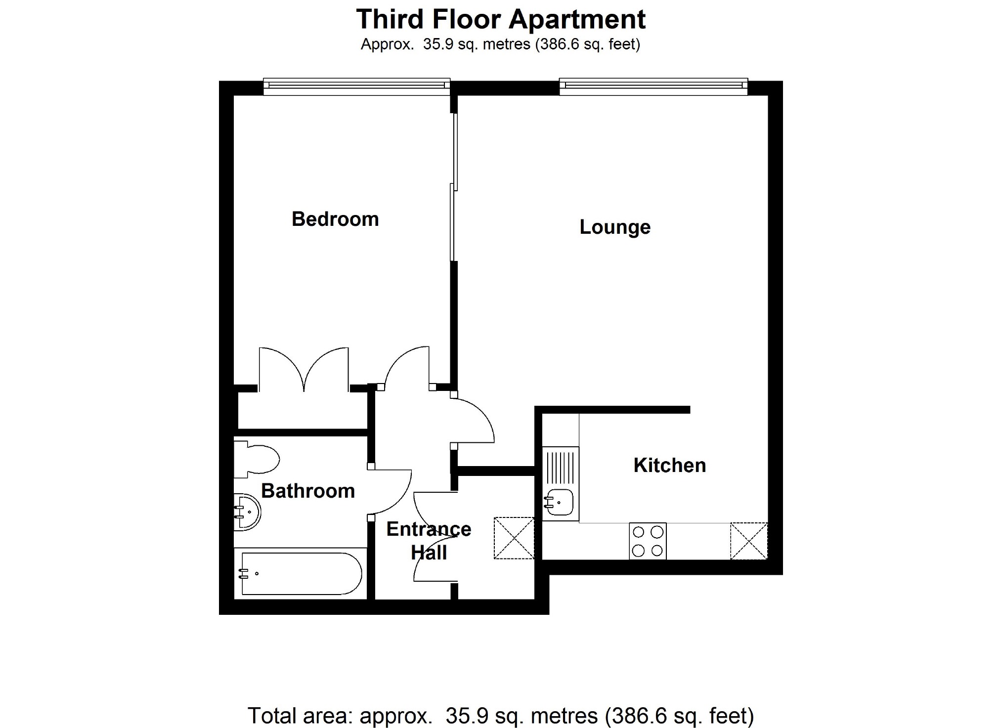 1 Bedrooms Flat to rent in Chelsea House, 599 Witan Gate, Milton Keynes MK9