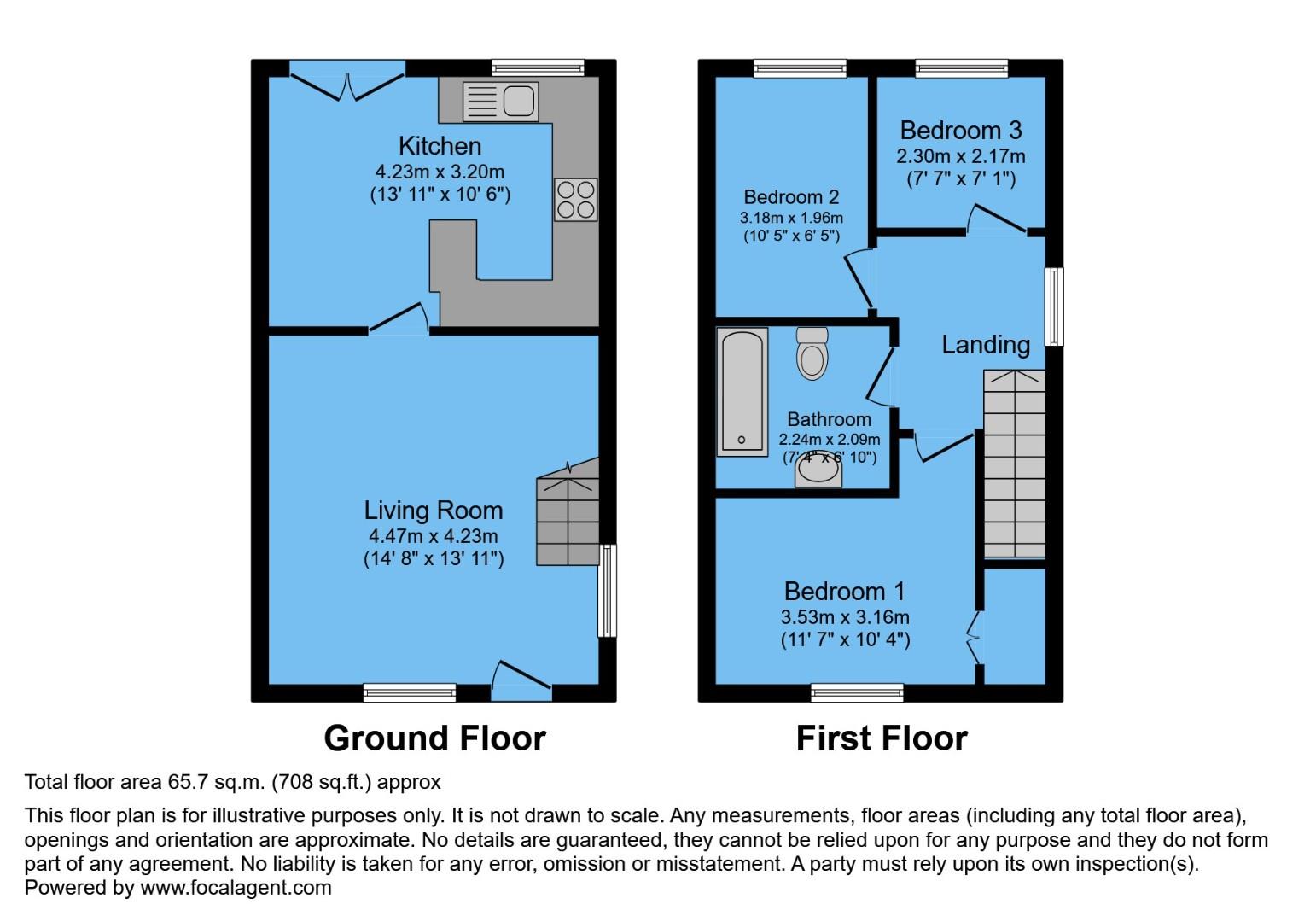 66, Springvale Close, Chesterfield floorplan