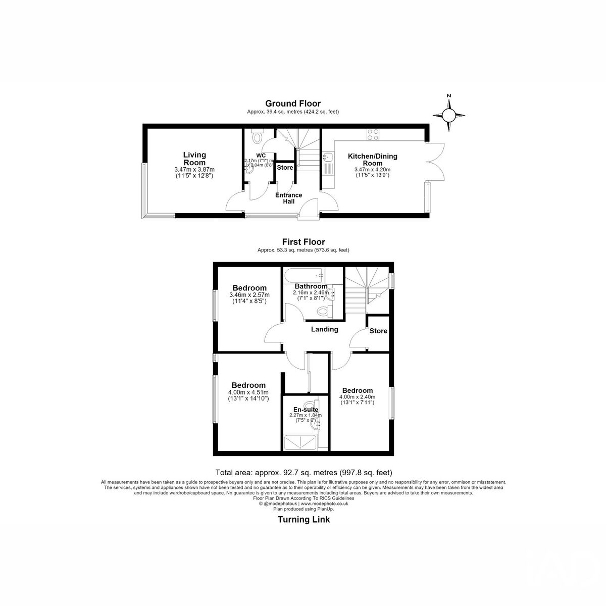 35, Turing Link, Basildon floorplan