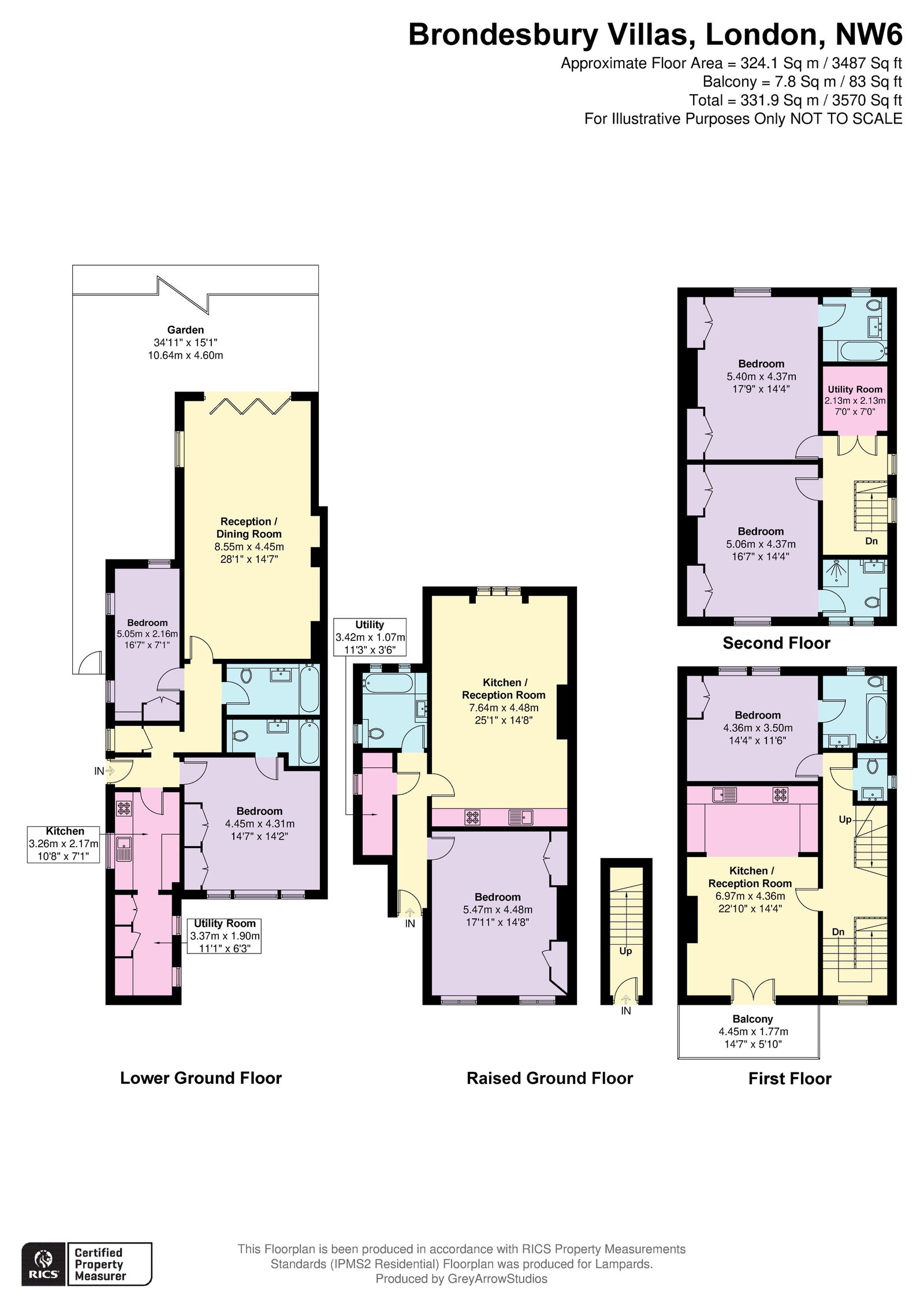 28, Brondesbury Villas, London floorplan