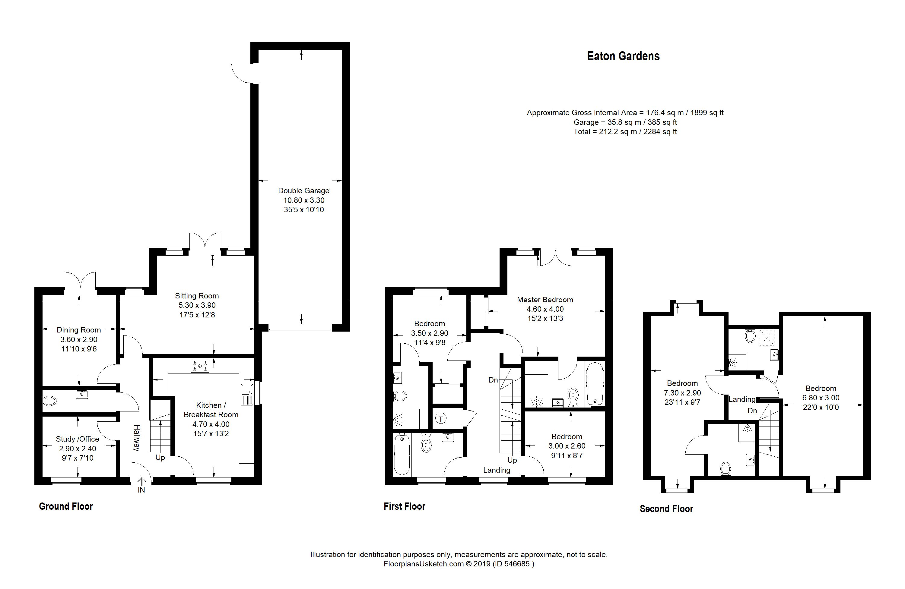 5 Bedrooms Detached house for sale in Eaton Gardens, Broxbourne EN10