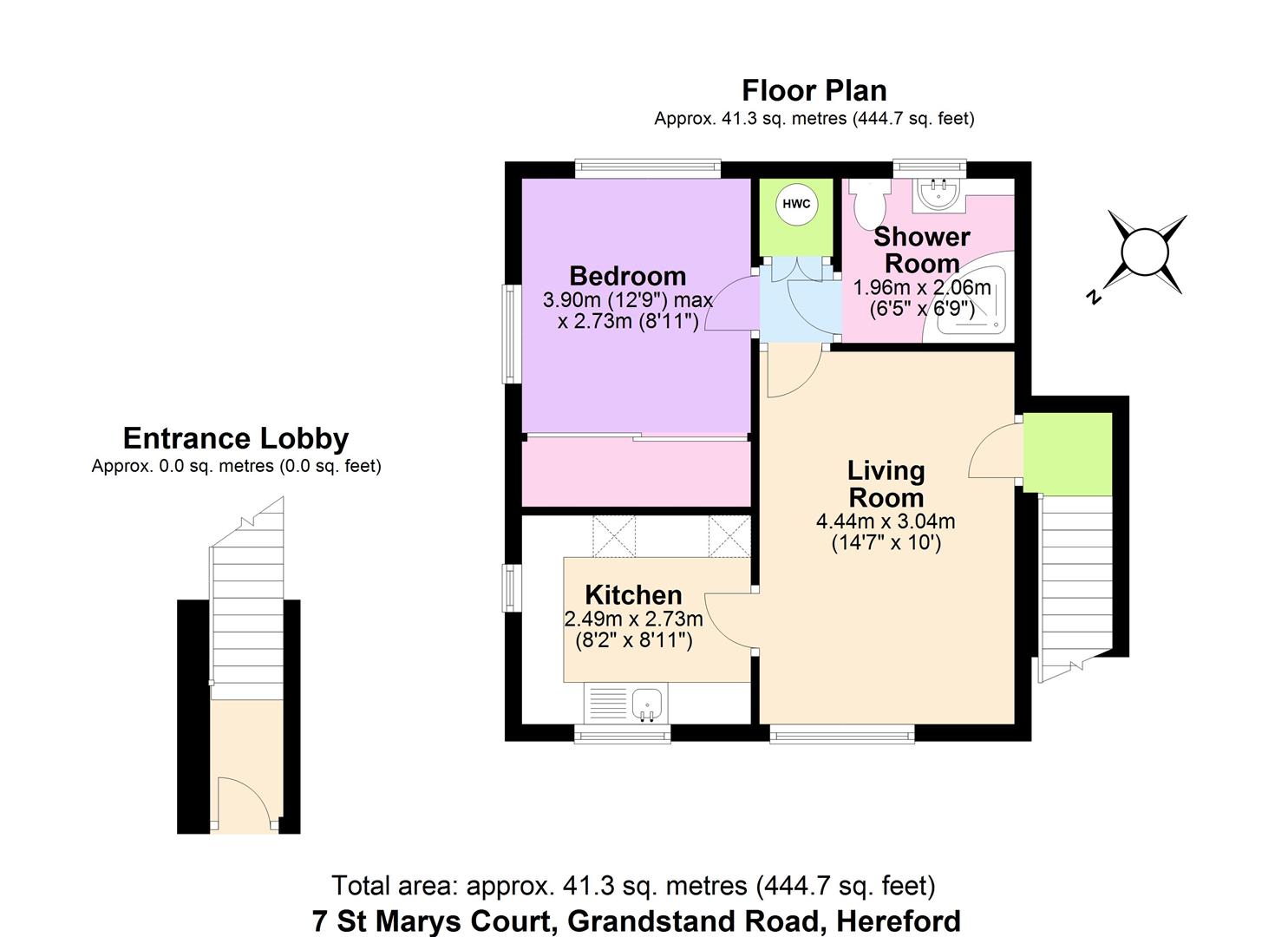 7 St Marys Court, Grandstand Road, Hereford floorplan