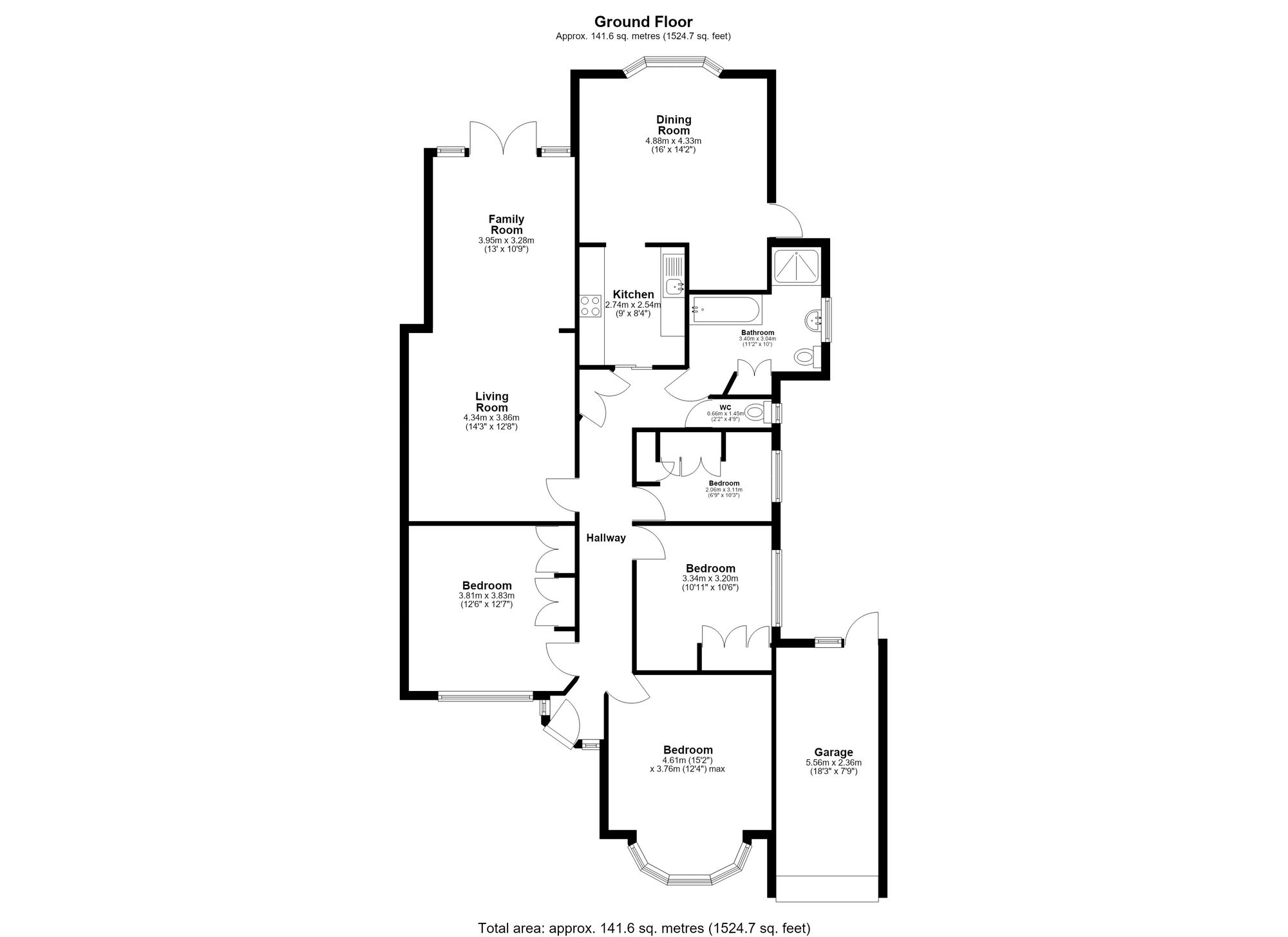 67 Queenborough Gardens, Ilford floorplan
