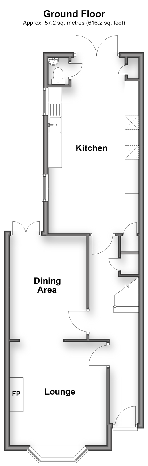 Westcourt Road, Worthing floorplan