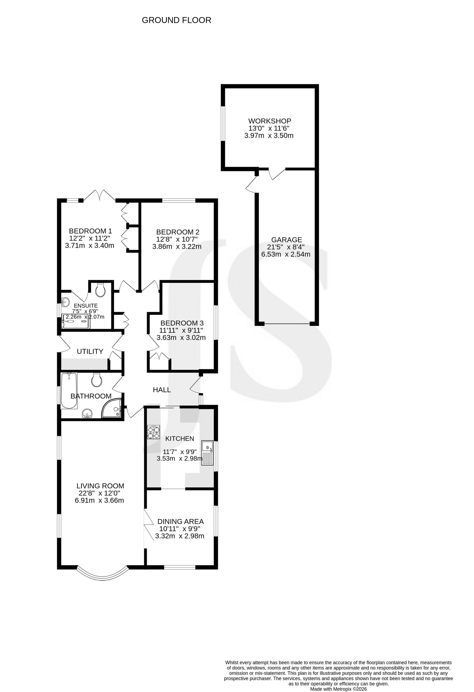 18, Sullington Gardens, Worthing floorplan