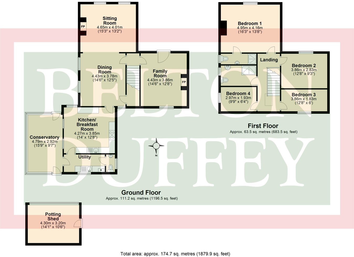 Gladstone House, Gladstone Road, Fakenham floorplan