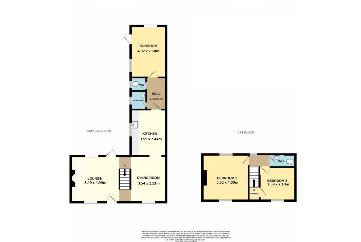 3, Church Street, Combe Martin floorplan