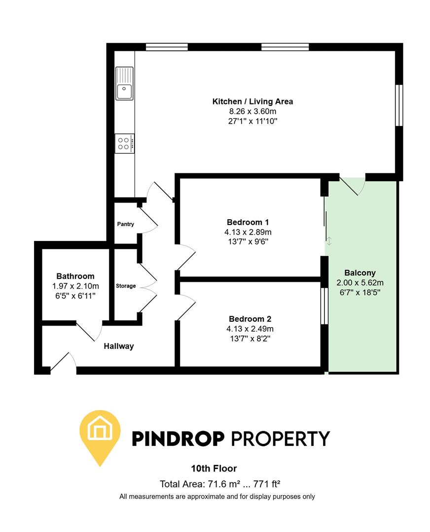 51 Peregrine Point, 1 Alma Road, Enfield floorplan