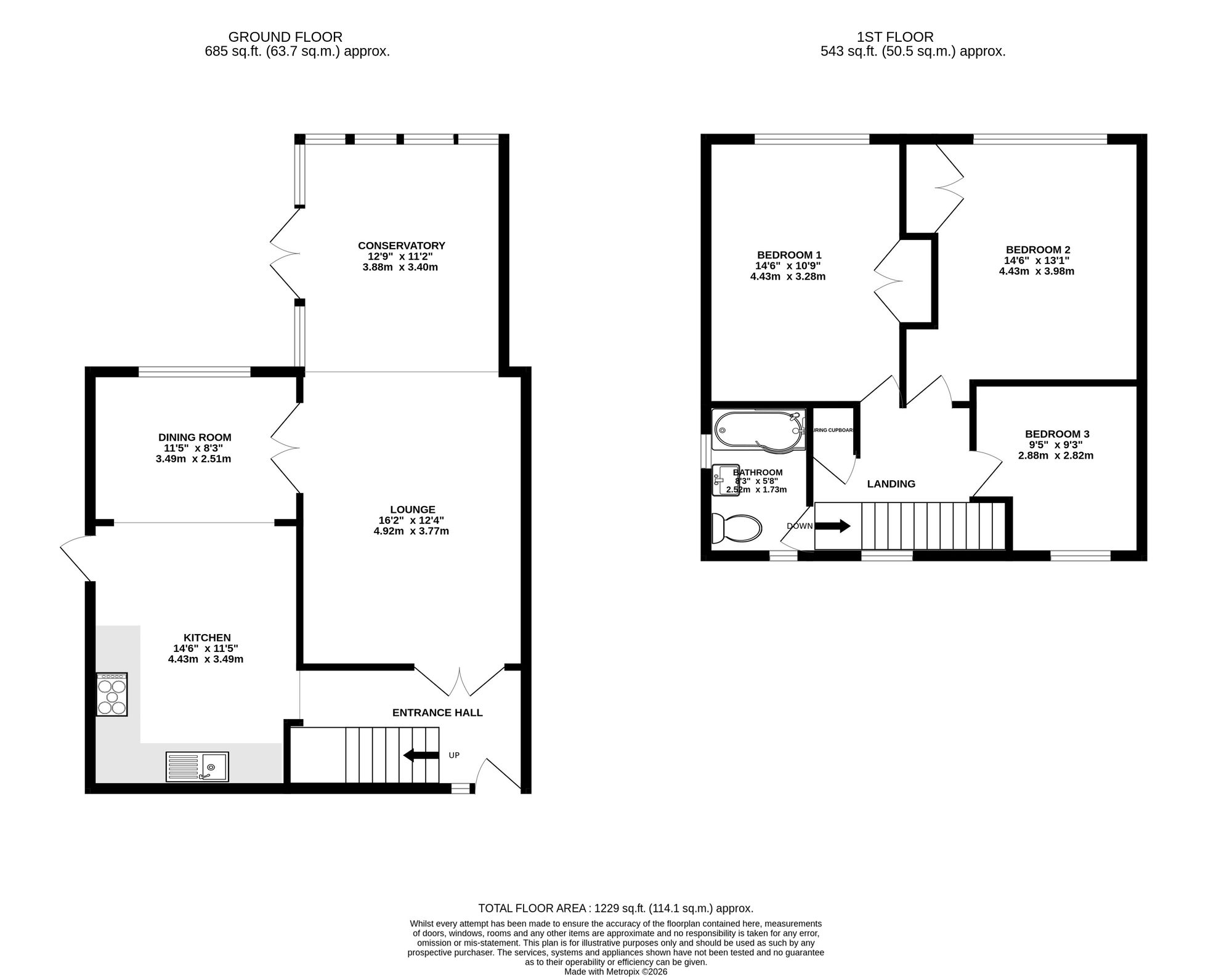 5 Muirfield Green, Watford floorplan